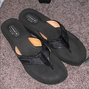 Coach Tall Flip Flops